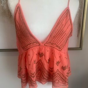 NWT Free People Beaded Camisole